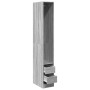 Armario de madera de ingeniería gris Sonoma 30x50x200 cm en Armarios roperos | Comprar online en Foru.es