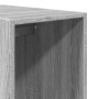 Armario de madera de ingeniería gris Sonoma 30x50x200 cm en Armarios roperos | Comprar online en Foru.es