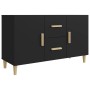 Aparador de madera de ingeniería negro 100x36x60 cm de vidaXL, Aparadores - Ref: Foro24-812511, Precio: 84,97 €, Descuento: %