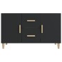 Aparador de madera de ingeniería negro 100x36x60 cm de vidaXL, Aparadores - Ref: Foro24-812511, Precio: 84,97 €, Descuento: %