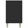 Black engineered wood sideboard 100x36x60 cm by vidaXL, Sideboards - Ref: Foro24-812511, Price: 84,05 €, Discount: %