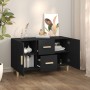 Aparador de madera de ingeniería negro 100x36x60 cm de vidaXL, Aparadores - Ref: Foro24-812511, Precio: 84,97 €, Descuento: %