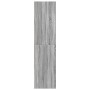 Armario de madera de ingeniería gris Sonoma 80x50x200 cm en Armarios roperos | Comprar online en Foru.es