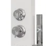White Aluminum Shower Panel System by vidaXL, Jet nozzles for bathtubs and showers - Ref: Foro24-151415, Price: 133,11 €, Dis...