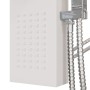 Sistema de panel de ducha aluminio blanco de vidaXL, Boquillas de chorro para bañeras y duchas - Ref: Foro24-151415, Precio: ...