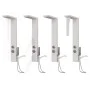White Aluminum Shower Panel System by vidaXL, Jet nozzles for bathtubs and showers - Ref: Foro24-151415, Price: 133,11 €, Dis...