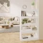 White engineered wood shelf/divider 80x30x135 cm by vidaXL, Bookcases and shelves - Ref: Foro24-811709, Price: 63,80 €, Disco...