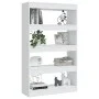 White engineered wood shelf/divider 80x30x135 cm by vidaXL, Bookcases and shelves - Ref: Foro24-811709, Price: 63,80 €, Disco...