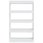 White engineered wood shelf/divider 80x30x135 cm by vidaXL, Bookcases and shelves - Ref: Foro24-811709, Price: 63,80 €, Disco...