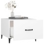 Mesa de centro con patas de metal 2 unidades blanco 50x50x40 cm de vidaXL, Mesas de centro - Ref: Foro24-812727, Precio: 57,4...