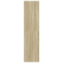 Armario madera contrachapada color roble Sonoma 100x50x200 cm en Armarios roperos | Comprar online en Foru.es