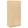 Armario madera contrachapada color roble Sonoma 100x50x200 cm en Armarios roperos | Comprar online en Foru.es