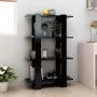 Estantería de libros/divisor de espacios negro 80x30x123,5 cm de vidaXL, Librerías y estanterías - Ref: Foro24-811575, Precio...