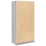 Armario de madera contrachapada gris Sonoma 100x50x200 cm en Armarios roperos | Comprar online en Foru.es