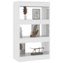 Estantería/divisor madera ingeniería blanco brillo 60x30x103 cm de vidaXL, Librerías y estanterías - Ref: Foro24-811661, Prec...