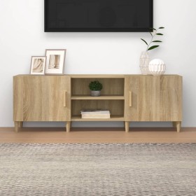 Mueble para TV madera contrachapada roble sonoma 150x30x50 cm de vidaXL, Muebles TV - Ref: Foro24-812621, Precio: 117,41 €, D...