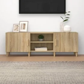Mueble para TV madera contrachapada roble sonoma 150x30x50 cm de vidaXL, Muebles TV - Ref: Foro24-812621, Precio: 114,93 €, D...