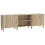Mueble para TV madera contrachapada roble sonoma 150x30x50 cm de vidaXL, Muebles TV - Ref: Foro24-812621, Precio: 117,41 €, D...