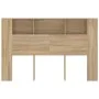 Mueble cabecero color roble Sonoma 160x18,5x104,5 cm de vidaXL, Cabeceros y pies de cama - Ref: Foro24-811937, Precio: 72,48 ...