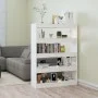 Estantería/divisor de espacios blanco 100x30x135 cm de vidaXL, Librerías y estanterías - Ref: Foro24-811754, Precio: 94,66 €,...
