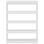 Estantería/divisor de espacios blanco 100x30x135 cm de vidaXL, Librerías y estanterías - Ref: Foro24-811754, Precio: 95,81 €,...