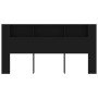 Mueble cabecero negro 200x18,5x104,5 cm de vidaXL, Cabeceros y pies de cama - Ref: Foro24-811953, Precio: 82,46 €, Descuento: %