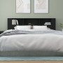 Mueble cabecero negro 200x18,5x104,5 cm de vidaXL, Cabeceros y pies de cama - Ref: Foro24-811953, Precio: 82,46 €, Descuento: %