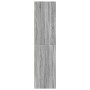 Armario de madera de ingeniería gris Sonoma 30x50x200 cm en Armarios roperos | Comprar online en Foru.es
