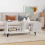 Mesa de centro madera contrachapada blanco brillo 90x50x40 cm de vidaXL, Mesas de centro - Ref: Foro24-812759, Precio: 47,93 ...