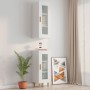 Armario de pared colgante blanco brillante 34,5x34x90 cm de vidaXL, Aparadores - Ref: Foro24-812453, Precio: 61,73 €, Descuen...