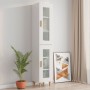 Armario de pared colgante blanco brillante 34,5x34x90 cm de vidaXL, Aparadores - Ref: Foro24-812453, Precio: 61,73 €, Descuen...