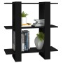 Estantería/divisor de espacios negro 80x30x87 cm de vidaXL, Librerías y estanterías - Ref: Foro24-811584, Precio: 47,47 €, De...