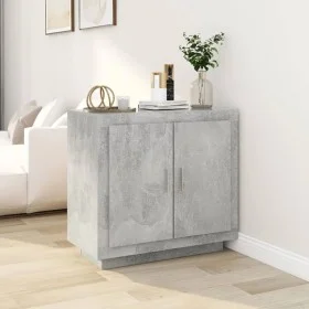 Aparador de madera contrachapada gris hormigón 80x40x75 cm de vidaXL, Aparadores - Ref: Foro24-811821, Precio: 66,93 €, Descu...