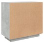 Aparador de madera contrachapada gris hormigón 80x40x75 cm de vidaXL, Aparadores - Ref: Foro24-811821, Precio: 67,95 €, Descu...