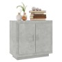 Aparador de madera contrachapada gris hormigón 80x40x75 cm de vidaXL, Aparadores - Ref: Foro24-811821, Precio: 67,95 €, Descu...
