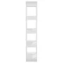 Estantería/divisor de espacios blanco brillo 80x30x160 cm de vidaXL, Librerías y estanterías - Ref: Foro24-811571, Precio: 71...