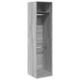 Armario de madera de ingeniería gris Sonoma 50x50x200 cm en Armarios roperos | Comprar online en Foru.es