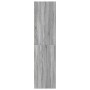 Armario de madera de ingeniería gris Sonoma 80x50x200 cm en Armarios roperos | Comprar online en Foru.es