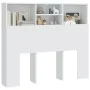 Mueble cabecero blanco 120x19x103,5 cm de vidaXL, Cabeceros y pies de cama - Ref: Foro24-811853, Precio: 58,50 €, Descuento: %