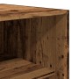 Armario de madera de ingeniería madera envejecida 80x50x200 cm en Armarios roperos | Comprar online en Foru.es