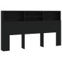 Mueble cabecero negro 180x19x103,5 cm de vidaXL, Cabeceros y pies de cama - Ref: Foro24-811881, Precio: 70,53 €, Descuento: %
