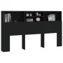 Schwarzes Kopfteilmöbel 180x19x103,5 cm von vidaXL, Kopf- und Fußteile - Ref: Foro24-811881, Preis: 73,02 €, Rabatt: %