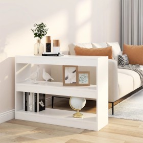 Estantería/divisor de espacios blanco 100x30x72 cm de vidaXL, Librerías y estanterías - Ref: Foro24-811736, Precio: 70,86 €, ...