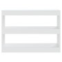 Estantería/divisor de espacios blanco 100x30x72 cm de vidaXL, Librerías y estanterías - Ref: Foro24-811736, Precio: 70,86 €, ...