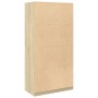 Armario madera contrachapada color roble Sonoma 100x50x200 cm en Armarios roperos | Comprar online en Foru.es