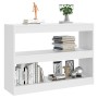 Estantería/divisor de espacios blanco 100x30x72 cm de vidaXL, Librerías y estanterías - Ref: Foro24-811736, Precio: 70,86 €, ...