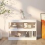 Estantería/divisor de espacios blanco 100x30x72 cm de vidaXL, Librerías y estanterías - Ref: Foro24-811736, Precio: 70,86 €, ...
