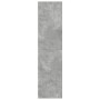 Armario de madera contrachapada gris hormigón 100x50x200 cm en Armarios roperos | Comprar online en Foru.es