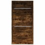Armario madera contrachapada color roble ahumado 100x50x200 cm en Armarios roperos | Comprar online en Foru.es