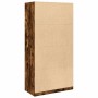 Armario madera contrachapada color roble ahumado 100x50x200 cm en Armarios roperos | Comprar online en Foru.es